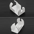 Modern Black/White 4-piece Bathroom Accessory Set, Toothbrush Holder