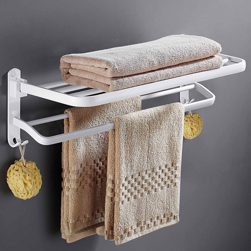 White Bathroom Accessories Hardware Set Modern Bathroom Accessories Set, Towel Holder