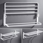 White Bathroom Accessories Hardware Set Modern Bathroom Accessories Set, Towel Holder