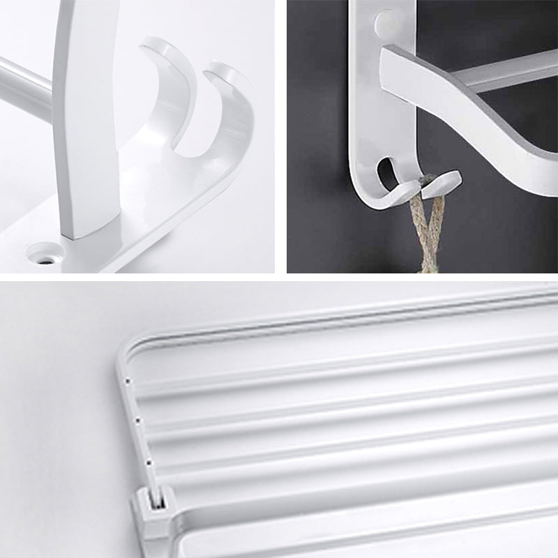 White Bathroom Accessories Hardware Set Modern Bathroom Accessories Set, Towel Holder