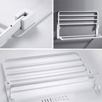 White Bathroom Accessories Hardware Set Modern Bathroom Accessories Set, Towel Holder
