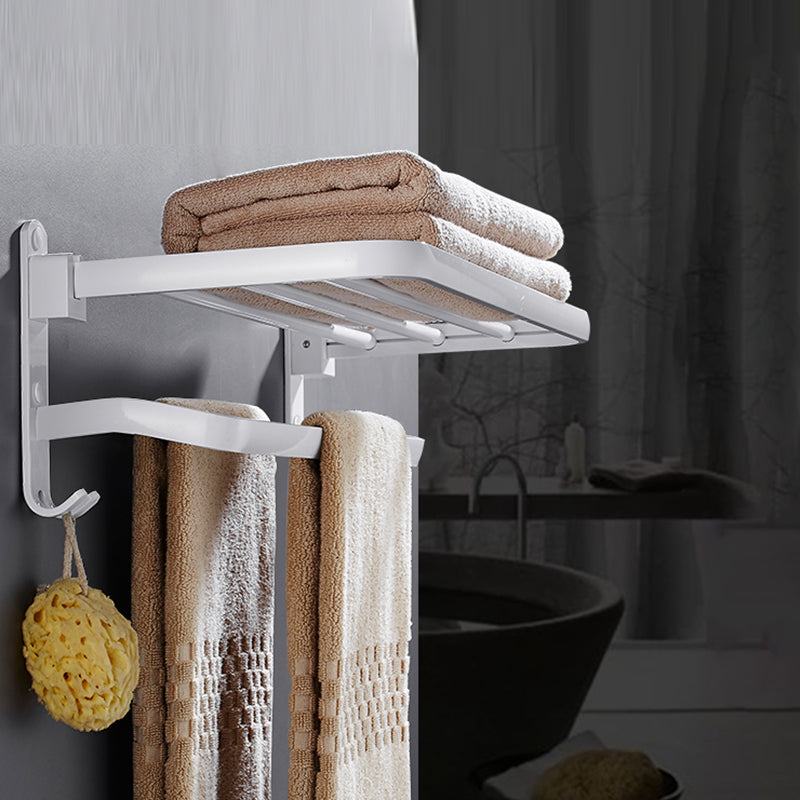 White Bathroom Accessories Hardware Set Modern Bathroom Accessories Set, Towel Holder