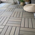 Deck Plank Loose Lay Wood Floor Tiles Garden Outdoor Flooring