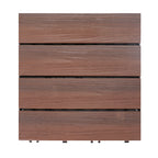 Deck Plank Loose Lay Wood Floor Tiles Garden Outdoor Flooring