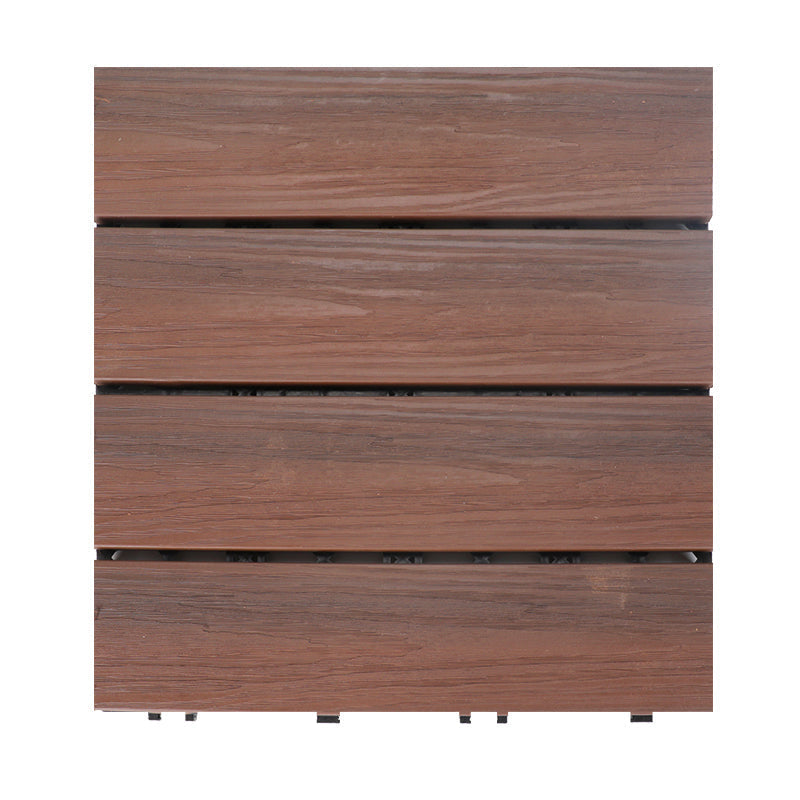 Deck Plank Loose Lay Wood Floor Tiles Garden Outdoor Flooring