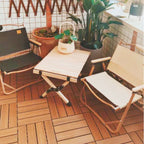 Deck Plank Loose Lay Wood Floor Tiles Garden Outdoor Flooring