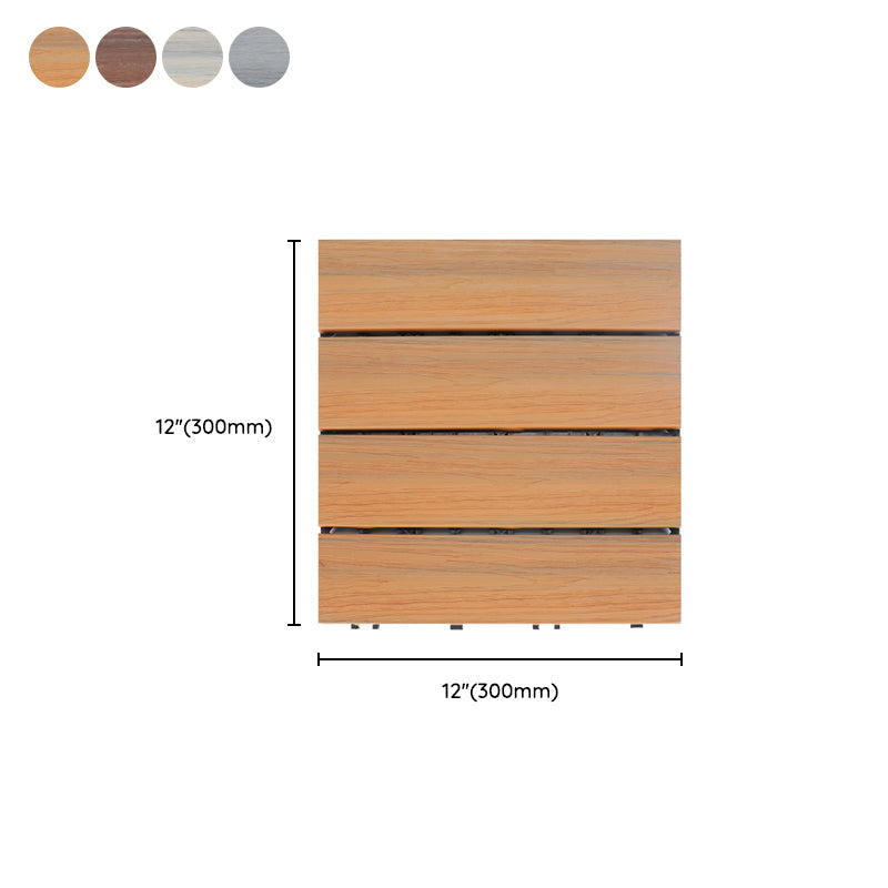 Deck Plank Loose Lay Wood Floor Tiles Garden Outdoor Flooring