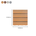 Deck Plank Loose Lay Wood Floor Tiles Garden Outdoor Flooring