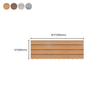 Deck Plank Loose Lay Wood Floor Tiles Garden Outdoor Flooring