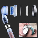 Bathroom Showerhead Plastic Water Filtration Round Hand Shower