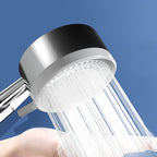 Modern Handheld Round Plastic Self-Cleaning Shower Head
