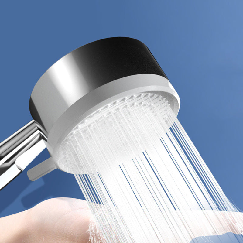 Modern Handheld Round Plastic Self-Cleaning Shower Head
