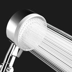 Modern Handheld Round Plastic Self-Cleaning Shower Head
