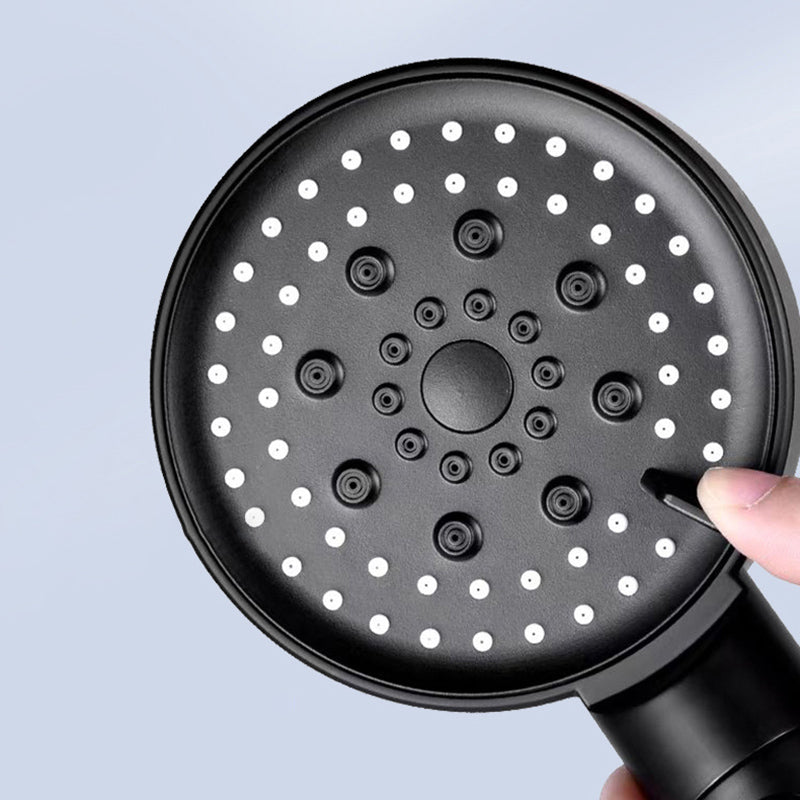 Modern Handheld Round Plastic Self-Cleaning Shower Head