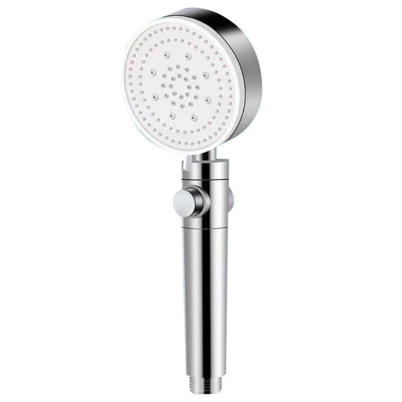 Modern Handheld Round Plastic Self-Cleaning Shower Head