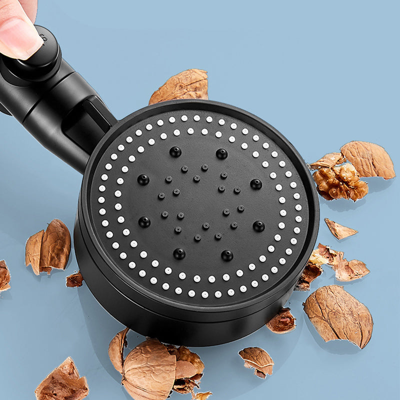 Modern Handheld Round Plastic Self-Cleaning Shower Head