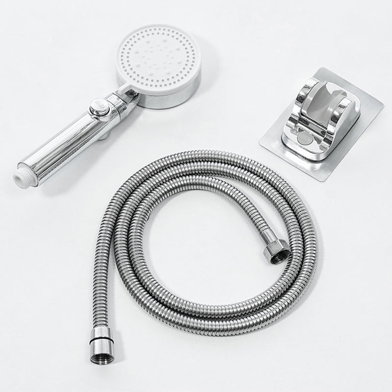 Modern Handheld Round Plastic Self-Cleaning Shower Head