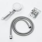 Modern Handheld Round Plastic Self-Cleaning Shower Head