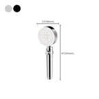 Modern Handheld Round Plastic Self-Cleaning Shower Head