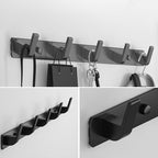 Mattes Finish Modern Bathroom Accessories 2 - Piece Bathroom Accessory Set, Bathrobe Hooks