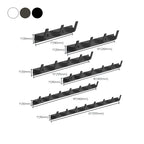 Mattes Finish Modern Bathroom Accessories 2 - Piece Bathroom Accessory Set, Bathrobe Hooks