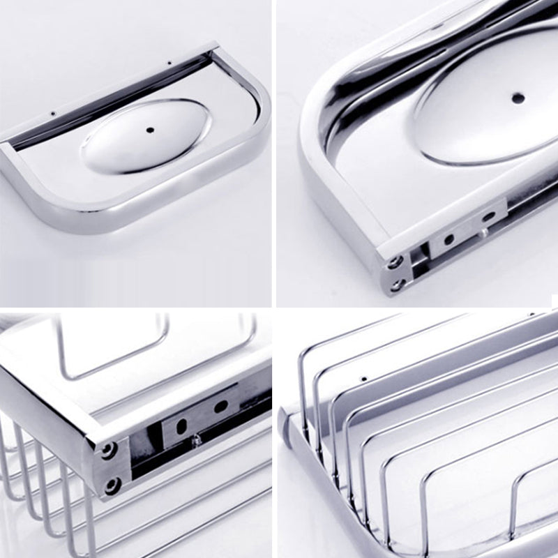 Modern Stainless Steel Bathroom Fixtures Set Towel Bar Bathroom Shelf Bathroom Accessory Set