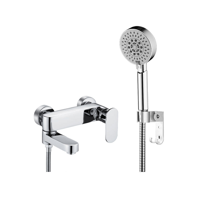 Modern Wall-Mounted Bathtub Faucet Trim Metal Single-Lever Bathtub Faucet Trim