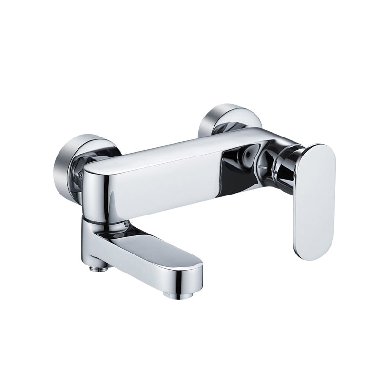 Modern Wall-Mounted Bathtub Faucet Trim Metal Single-Lever Bathtub Faucet Trim