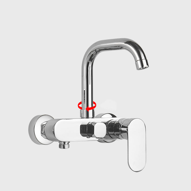 Metal Bathtub Faucet Trim Contemporary Lever Handle Bathtub Faucet Trim