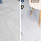 Modern vinyl tiles made of plastic, self-adhesive, marble look, fade-resistant tile floor