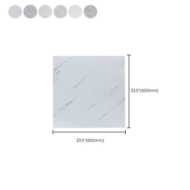 Modern vinyl tiles made of plastic, self-adhesive, marble look, fade-resistant tile floor