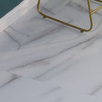 Modern Home Vinyl Flooring for Pulling and Applying Marble Print Square PVC Floor