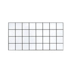 PVC Rectangular 12" X 23" 5-Pack Peel & Stick Mosaic Tile Kitchen and Bathroom Backsplash