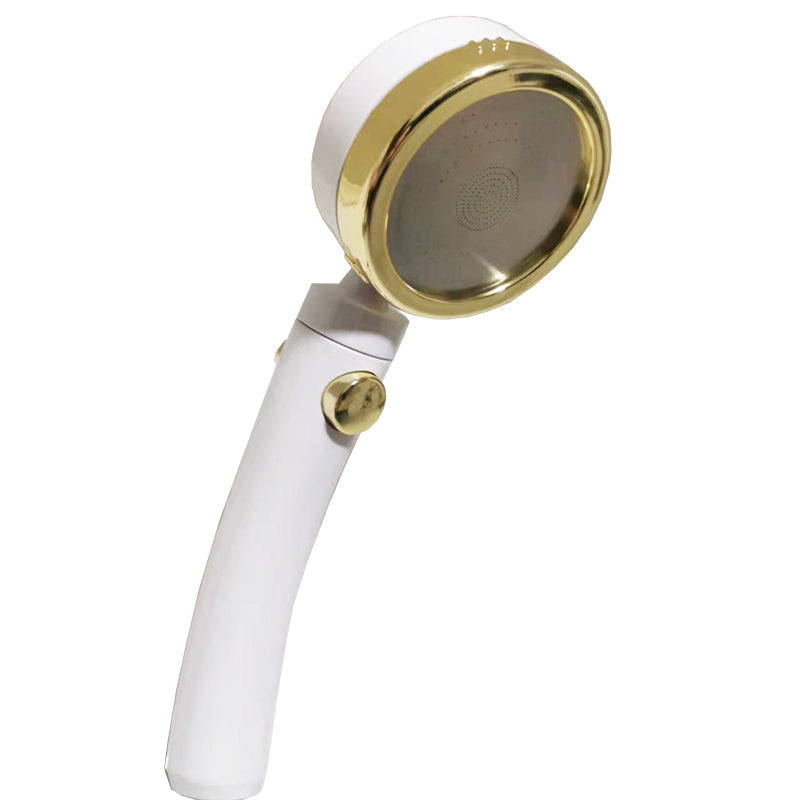 Contemporary Shower Head Square Golden Bathroom Handheld Shower