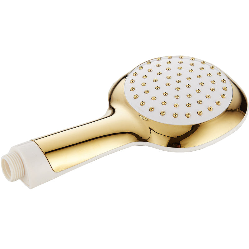 Contemporary Shower Head Square Golden Bathroom Handheld Shower