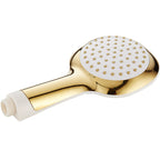 Contemporary Shower Head Square Golden Bathroom Handheld Shower