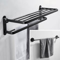 Modern Bathroom Hardware Set Matte Black Metal Bathroom Accessories Set Rustproof