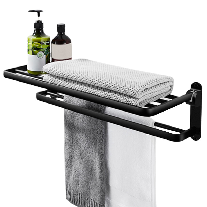 Modern Bathroom Hardware Set Matte Black Metal Bathroom Accessories Set Rustproof