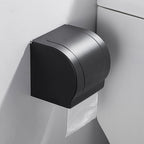 Modern Bathroom Hardware Set Matte Black Metal Bathroom Accessory Set Rust-Free