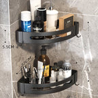 Modern Bathroom Hardware Set Matte Black Metal Bathroom Accessories Kit