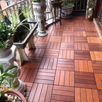 Outdoor Patio Water-Repellant Composite Wood Click Decking Board
