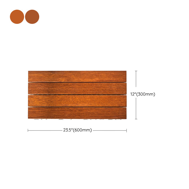 Outdoor Patio Water-Repellant Composite Wood Click Decking Board