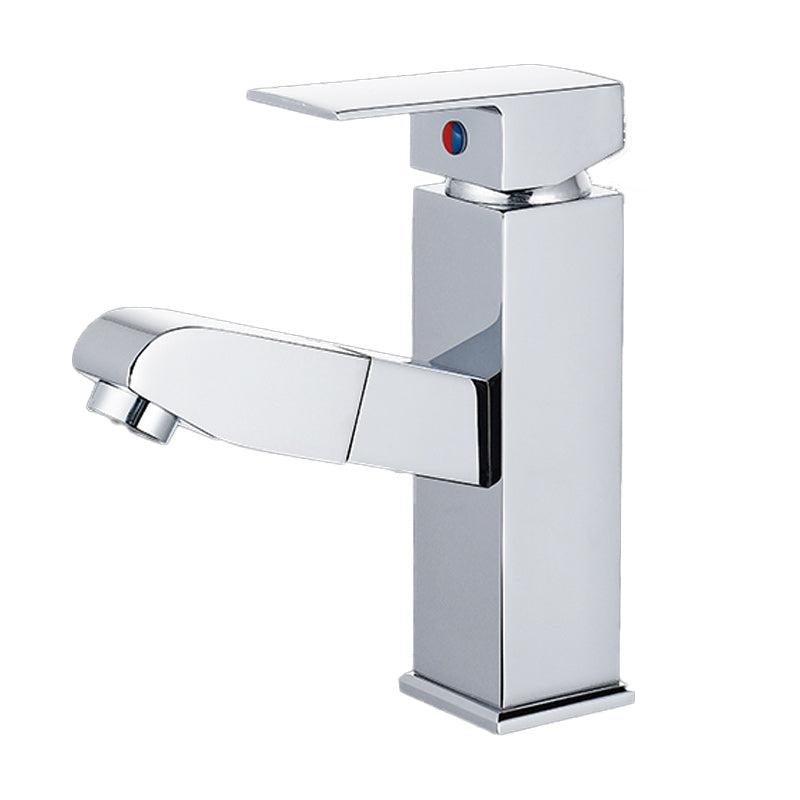 Modern Pull-Out Single-Handle Faucet Bathroom Sink Faucet