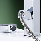 Modern Retractable Single Handle Basin Faucet Bathroom Sink Faucet
