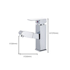 Modern Pull-Out Single-Handle Faucet Bathroom Sink Faucet