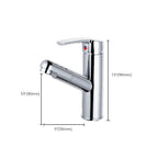 Modern Pull-Out Single-Handle Faucet Bathroom Sink Faucet