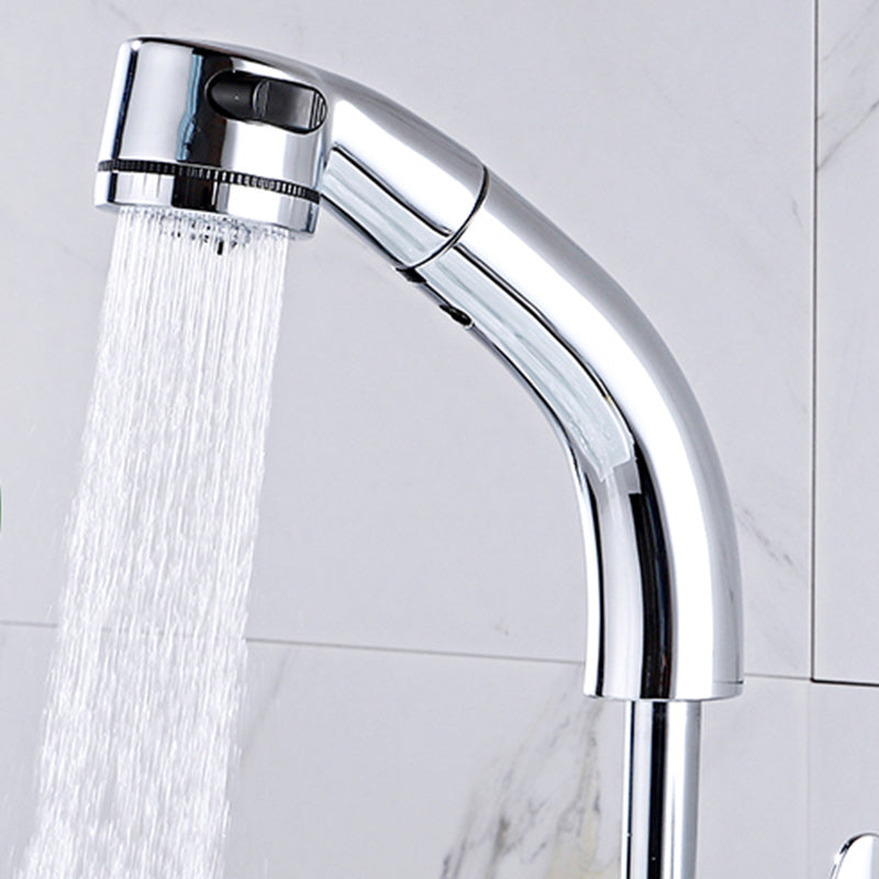 Modern Simple Vessel Sink Faucet High Arc Bathroom Sink Faucet