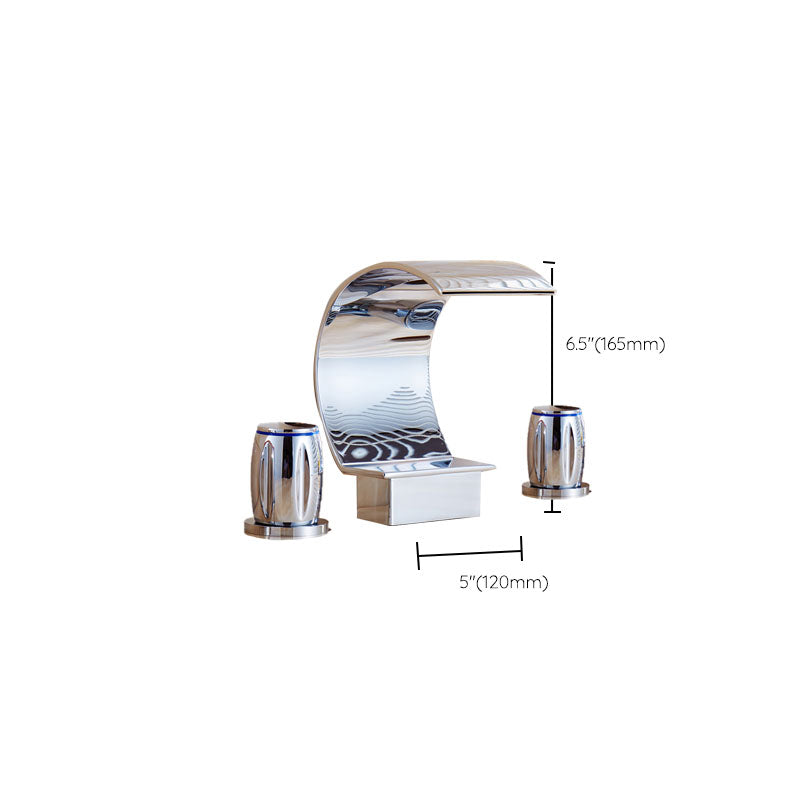 Traditional Roman Bathtub Faucet Set Copper Fixed Deck Mount with Handles
