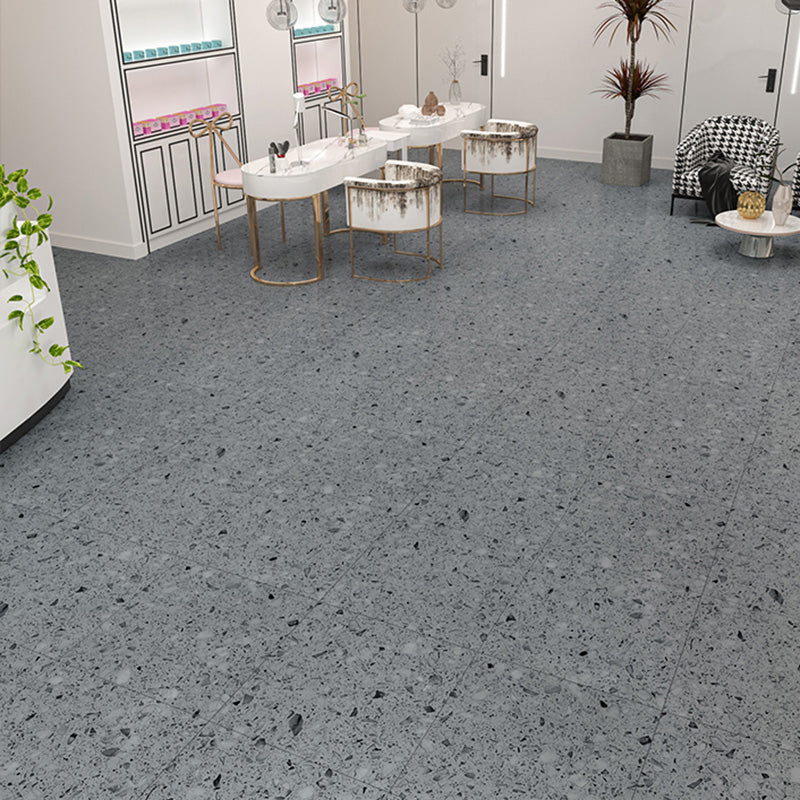 Home Vinyl flooring Peel and Stick Marble look square PVC floor coverings for the living room