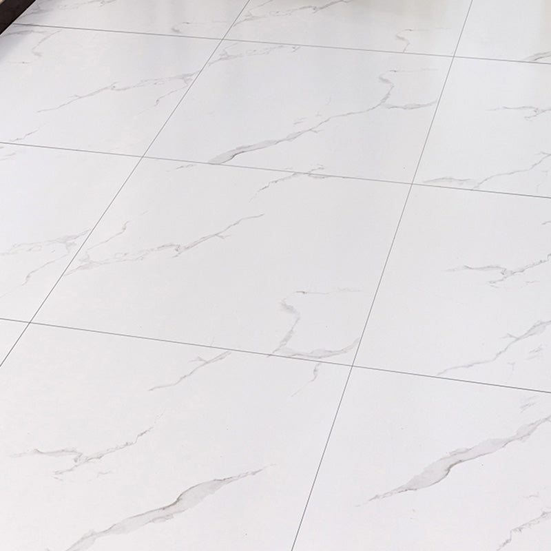 Home Vinyl flooring Peel and Stick Marble look square PVC floor coverings for the living room